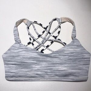 Lululemon grey sports bra